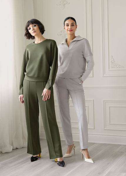 Hero Leisure Top with Pintuck Sleeve