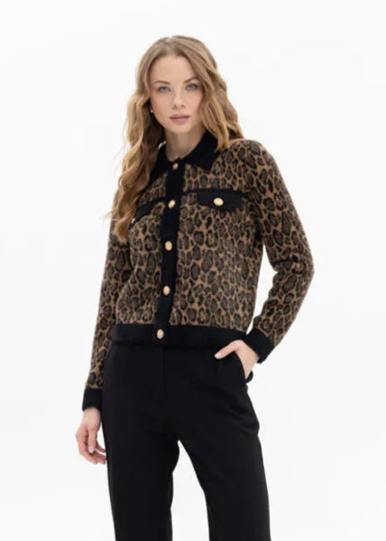 Kennedy Leopard Cardigan