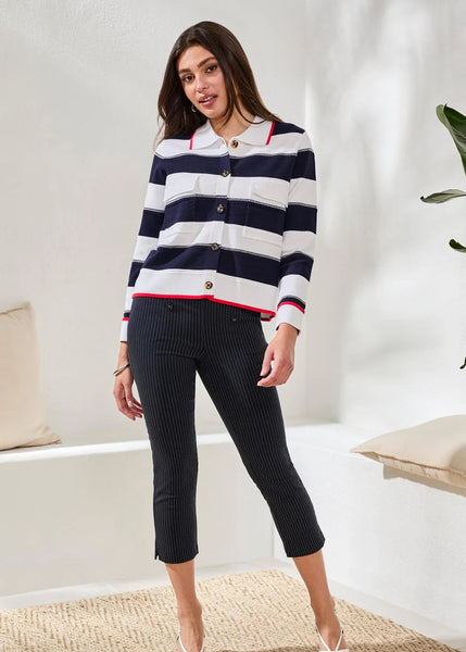 Gloria Stripe Cardigan