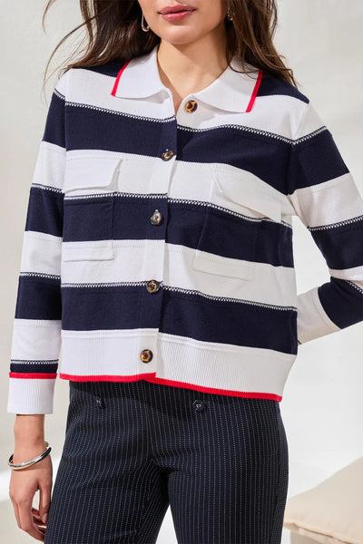 Gloria Stripe Cardigan