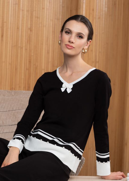 Jade Bow Jumper