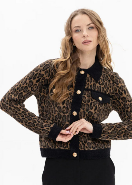 Kennedy Leopard Cardigan