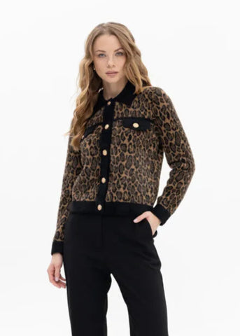 Kennedy Leopard Cardigan
