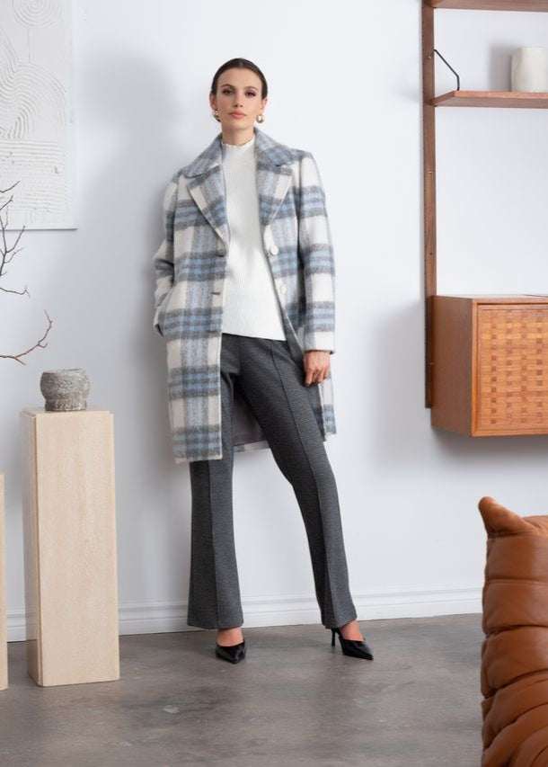 India Checkered Coat
