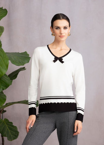 Jade Bow Jumper